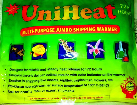 UniHeat 72 Hour Heat Pack (1 - Pack) - Arthropods Canada